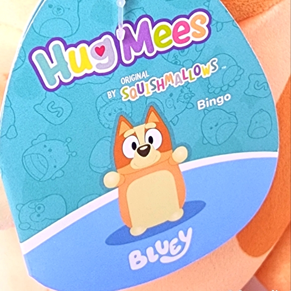 BINGO 🐶 Bluey's Sister Bingo HugMee Original Squishmallow by Kelly Toy ☆ NWT ☆ - Picture 3 of 8